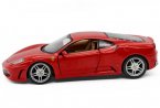 Red / Yellow 1:24 Scale Bburago Diecast Ferrari F430 Model