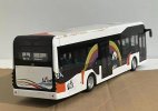 1:32 Scale White-Black Diecast Shudu CDK6126EV6 City Bus Model