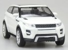 Kid 1:36 White /Light Green / Red Diecast Range Rover Evoque Toy