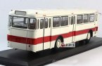 White 1:42 Scale Diecast Ikarus 260 Bus Model