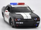 1:24 Scale Black Maisto Police Diecast Dodge Challenger Model