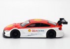 1:43 Scale Kids Red-White Diecast BMW M4 Motorsport Toy