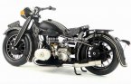 Medium Scale Black Handmade Tinplate 1923 BMW R32 Model