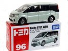 Kids 1:65 Silver Tomy Tomica NO.96 Diecast Honda Step WGN Toy