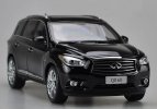 1:18 Scale Black / Wine Red Diecast Infiniti QX60 SUV Model