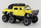 Kids Big Tyres Pull-Back Diecast Hummer H2 Pickup Truck Toy