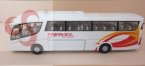 White 1:50 Scale JOAL Scania Irizar Bus Model