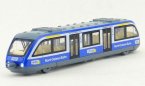 Kids Blue Diecast City Train Express Toy