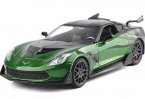 1:24 Green JADA Diecast Chevrolet Corvette 2016 Car Model