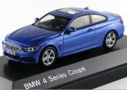 1:43 Scale Red / Blue Diecast BMW 4 Series Coupe Model