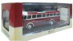 Red 1:72 Scale Atlas Die-Cast Ikarus 60T 1952 Bus Model