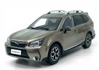 1:18 Scale White / Golden Diecast 2015 Subaru Forester XT Model