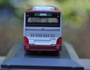 Gray-Red 1:64 Scale Diecast HuangHai Beijing City Bus Model