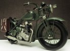 Army Green Medium Scale Handmade Harley Davidson Motorcycle