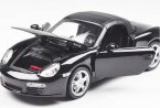 Black / Yellow 1:24 Scale Welly Diecast Porsche Boxster S Model