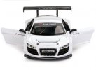 Silver / White 1:24 Scale Diecast Audi R8 LMS Model