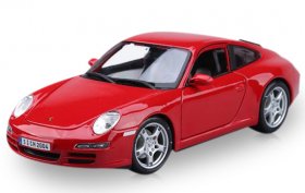 Red 1:18 Scale Maisto Diecast Porsche 911 Carrera S Model