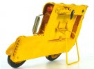 Large Scale Yellow Tinplate School Bus Shape Photo Frame