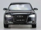 1:18 KyoSho Black / Deep Blue Diecast Audi A8L W12 Model