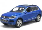 Kids 1:32 Scale Black /Red /White / Blue Diecast VW Touareg Toy