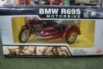 1:18 Scale Red Diecast BMW R69S Sidecar Motorcycle Model