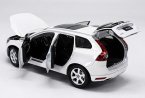 White / Brown 1:18 Scale Diecast Volvo XC60 SUV Model