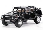 1:64 Scale Black / White / Blue Diecast Lamborghini LM002 Model