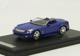 Blue 1:64 Scale Diecast 2004 Cadillac XLR Model