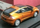 1:43 Scale Blue /Orange / Silver EBBRO Diecast Honda CR-Z Model