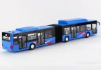 1:43 Scale Kids Yellow / Blue / Red Articulated City Bus Toy