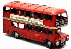 Red 6 Inch NO.76 Routemaster London Double Decker Bus Model