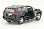 Black 1:36 Scale Welly Diecast Toyota Land Cruiser Prado Toy