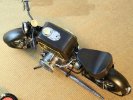 Handmade Large Scale Tinplate Black BMW Motorcycle Model