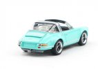 Blue 1:64 Scale Diecast Porsche Targa Model