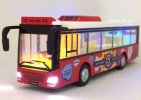 Kids White / Red / Yellow / Blue Die-Cast City Bus Toy