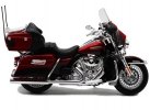 Red-Black 1:12 FLHTK ELECTRA GLIDE ULTRA LIMITED Model