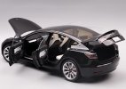 1:18 Blue / Black / Gray Diecast 2019 Tesla Model 3 Car Model
