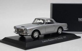 1:43 Silver Norev Diecast Lancia Flaminia GT Touring Model