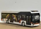 1:32 Scale White-Black Diecast Shudu CDK6126EV6 City Bus Model