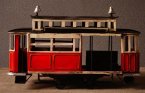 Red / Green Medium Scale Tinplate San Francisco Tram Model