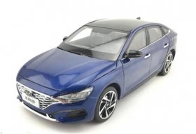 Blue 1:18 Scale Diecast Hyundai LA FESTA Model