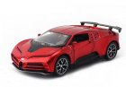 1:32 Scale White /Red /Green Kid Diecast Bugatti Centodieci Toy