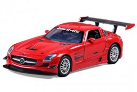 Red 1:24 Scale Diecast Mercedes-Benz SLS AMG GT3 Model