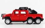 Black / Yellow / Red / Green Diecast Hummer H2 Pickup Truck Toy