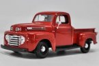 1:27 Scale Red Maisto Diecast Ford F-1 Pickup Truck Model