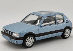 Blue 1:43 Scale NOREV Diecast Peugeot 205 GTI Model