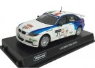 1:43 Blue-White Motorama Diecast BMW 320si WTCC Model