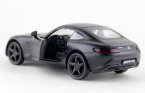 Kids Matte Black Diecast Mercedes Benz AMG GTS Car Toy