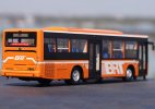 Orange 1:42 Scale Diecast Yutong BRT City Bus Model