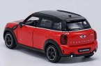 Blue / Red 1:24 Rastar Diecast Mini Cooper Countryman Model